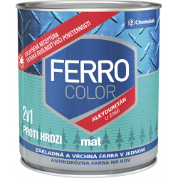 Zománcfesték matt alapozó és fedőfesték egyben (2:1) – Ferro Color